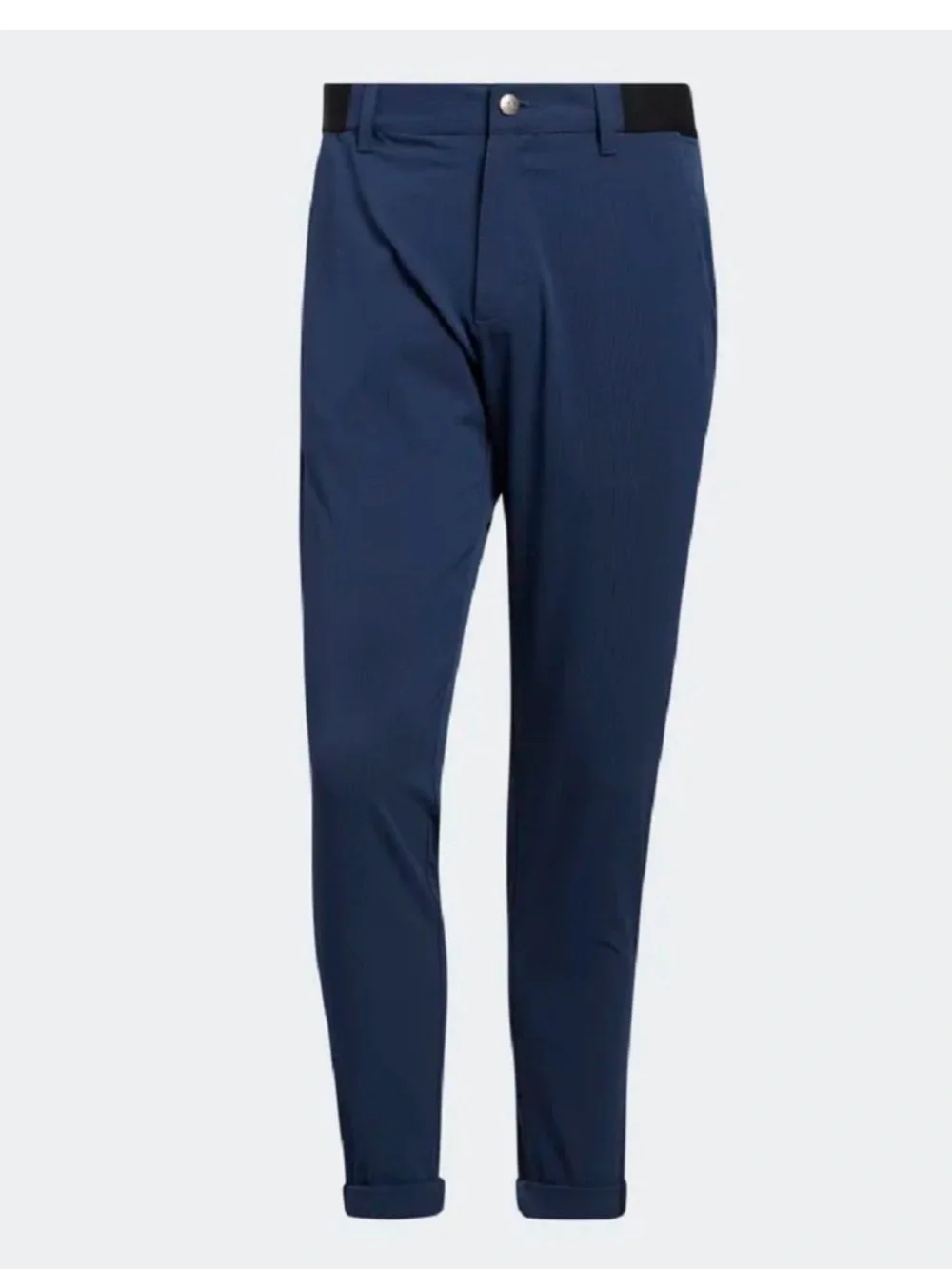 adidas Pin Roll Golf Pants Blue Stripe Size 34/32